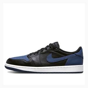 Nike Retro Low OG Mystic Sneakers Air Jordan 1 Herr Svarta Marinblå | JD-948AS