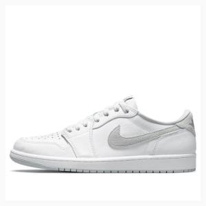 Nike Retro Low OG Sneakers Air Jordan 1 Herr Grå | JD-812IH