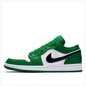 Nike Retro Low Pine Sneakers Air Jordan 1 Herr Gröna | JD-926OF