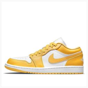 Nike Retro Low Pollen Sneakers Air Jordan 1 Herr Gula | JD-624NH