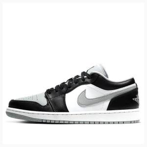 Nike Retro Low Smoke Sneakers Air Jordan 1 Herr Grå Svarta | JD-386IG