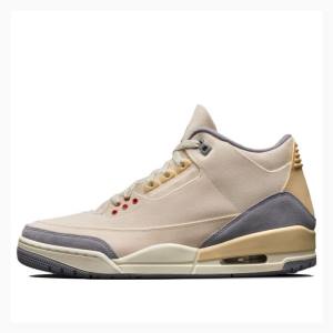 Nike Retro Muslin Basketskor Air Jordan 3 Herr Beige | JD-071NA