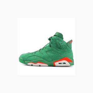 Nike Retro NRG G8RD Gatorade - Mocka Basketskor Air Jordan 6 Herr Gröna | JD-857LG