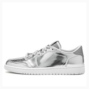 Nike Retro OG Pinnacle Basketskor Air Jordan 1 Herr Silver | JD-415PO