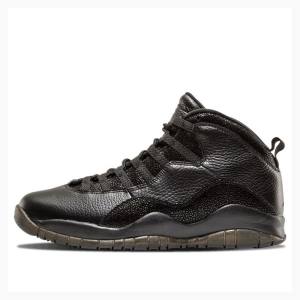 Nike Retro OVO Basketskor Air Jordan 10 Herr Svarta | JD-458LU