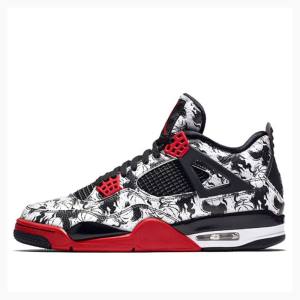 Nike Retro SNGL DY Singles Day - Tattoo Basketskor Air Jordan 4 Herr Röda Svarta | JD-269LK