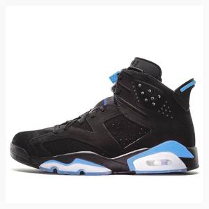 Nike Retro UNC – Univeristy Basketskor Air Jordan 6 Herr Svarta Blå | JD-674YM