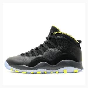 Nike Retro Venom Basketskor Air Jordan 10 Herr Svarta Silver | JD-087PG