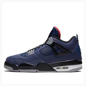 Nike Retro Vinter Loyal Basketskor Air Jordan 4 Herr Blå | JD-140TE