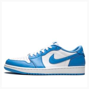 Nike X SB Skateboard Low QS UNC UNC Sneakers Air Jordan 1 Herr Blå | JD-596AP