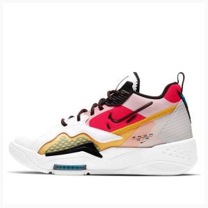 Nike Zoom 92 Basketskor Air Jordan Dam Vita Röda Svarta | JD-839FA