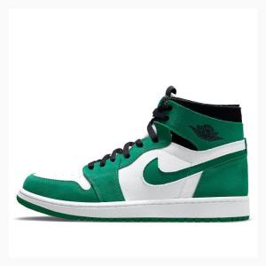 Nike Zoom Bekvämlighet ' Stadium Basketskor Air Jordan 1 Herr Gröna Vita | JD-584ZQ