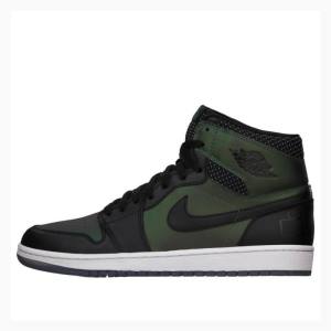 Nike x SB Skateboard 'Craig Stecyk' Basketskor Air Jordan 1 Herr Svarta Silver | JD-643PJ