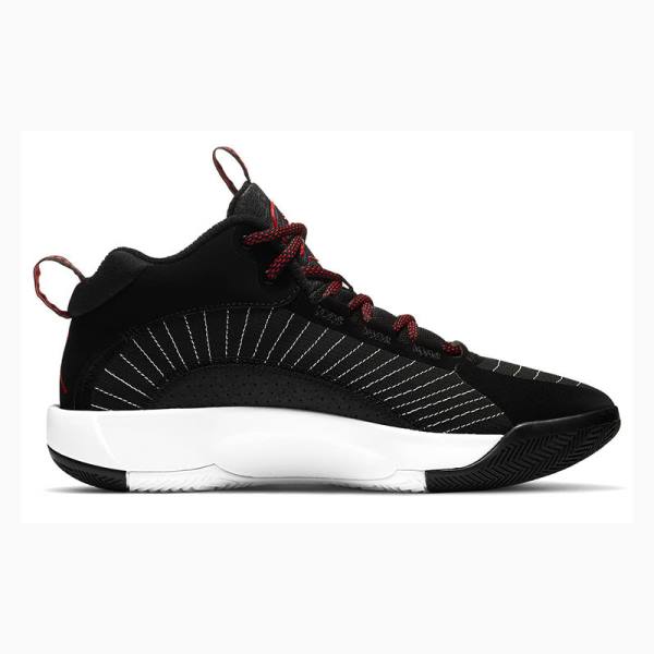 Nike Jumpman 2021 PF Bred Basketskor Air Jordan Herr Svarta Vita Röda | JD-293WV