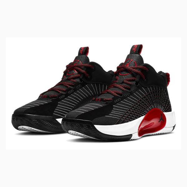 Nike Jumpman 2021 PF Bred Basketskor Air Jordan Herr Svarta Vita Röda | JD-293WV