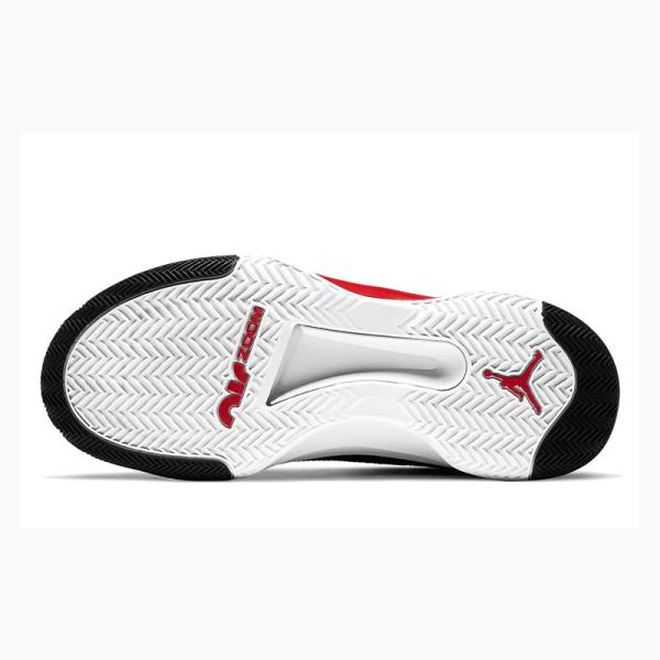 Nike Jumpman 2021 PF Bred Basketskor Air Jordan Herr Svarta Vita Röda | JD-293WV