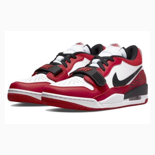 Nike Legacy 312 Low Chicago Sneakers Air Jordan Herr Vita Röda Svarta | JD-856UA