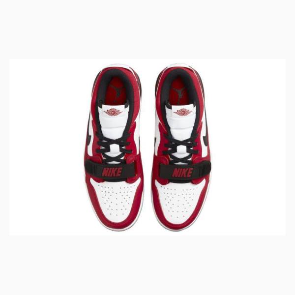 Nike Legacy 312 Low Chicago Sneakers Air Jordan Herr Vita Röda Svarta | JD-856UA