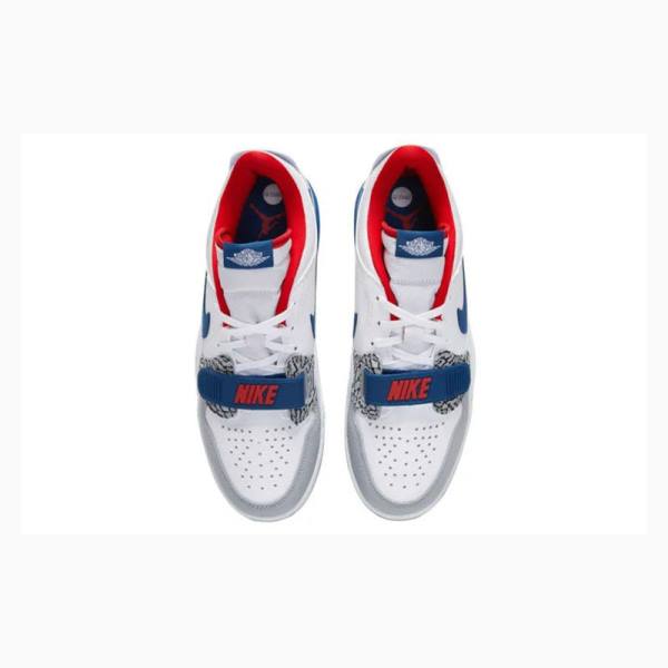 Nike Legacy 312 Low French Sneakers Air Jordan Dam Vita Blå Röda | JD-418KN