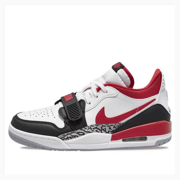 Nike Legacy 312 Low Sneakers Air Jordan Herr Vita Svarta Röda | JD-309NI