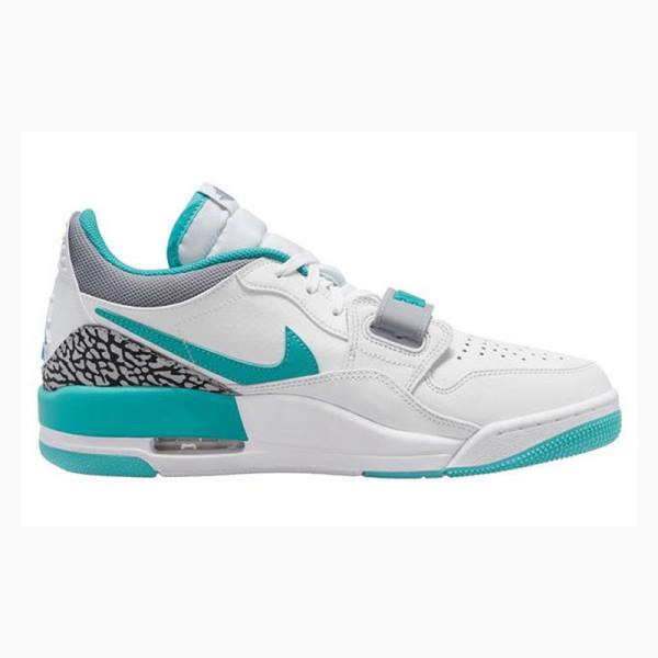 Nike Legacy 312 Low Washed Teal Sneakers Air Jordan Herr Vita Gröna | JD-534GF