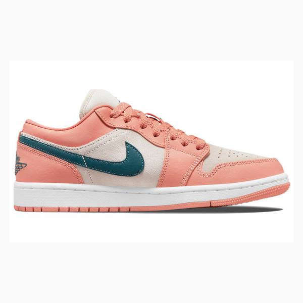 Nike Low Light Low-Top Madder Root Sneakers Air Jordan 1 Dam Rosa | JD-079GF