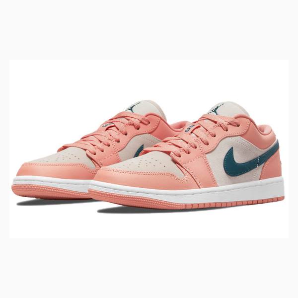 Nike Low Light Low-Top Madder Root Sneakers Air Jordan 1 Dam Rosa | JD-079GF