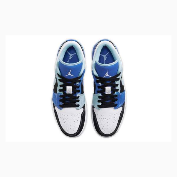 Nike Low SE 'Racer Blue' Sneakers Air Jordan 1 Herr Svarta Blå | JD-391LD