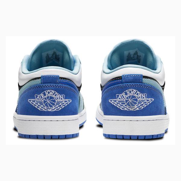 Nike Low SE 'Racer Blue' Sneakers Air Jordan 1 Herr Svarta Blå | JD-391LD