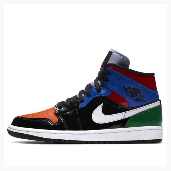 Nike Mid SE Multi Lack Basketskor Air Jordan 1 Dam Olika Färger | JD-975VJ