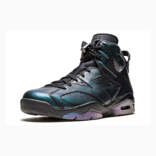 Nike Retro AS All-Star - Chameleon Basketskor Air Jordan 6 Herr Svarta | JD-687UO