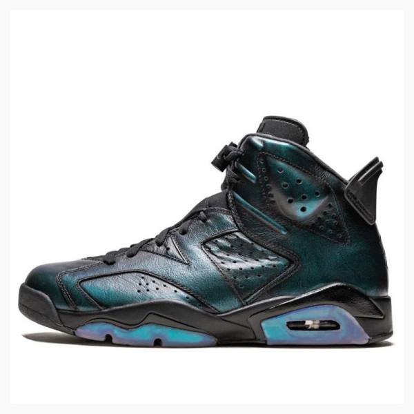 Nike Retro AS All-Star - Chameleon Basketskor Air Jordan 6 Herr Svarta | JD-687UO