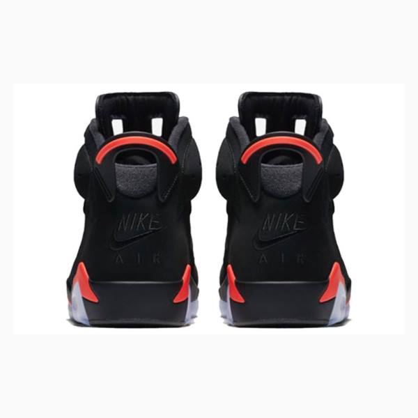 Nike Retro Black Infrared Basketskor Air Jordan 6 Herr Svarta Röda | JD-017WX