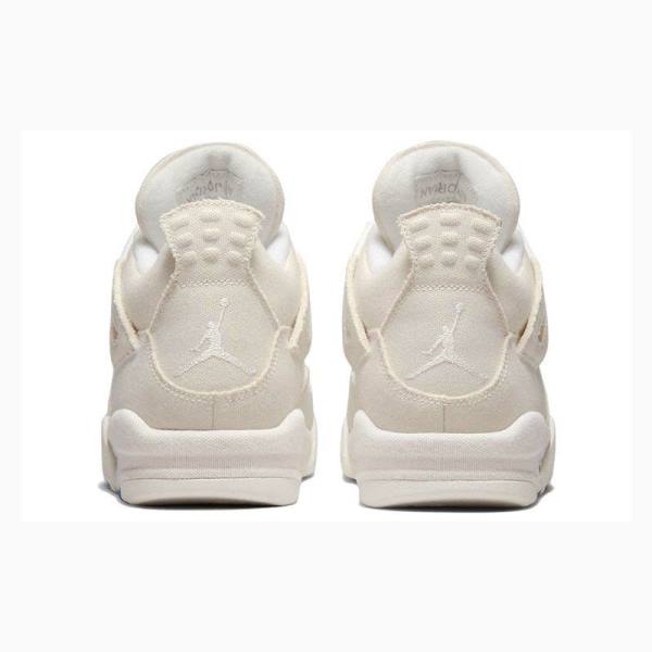 Nike Retro Blank Canvas Basketskor Air Jordan 4 Dam Vita | JD-048NC