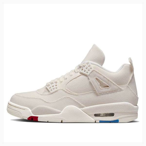 Nike Retro Blank Canvas Basketskor Air Jordan 4 Dam Vita | JD-048NC