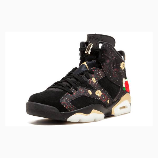 Nike Retro CNY Chinese New Year Basketskor Air Jordan 6 Herr Svarta | JD-912TD