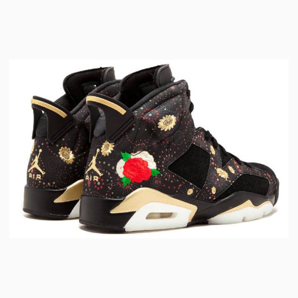 Nike Retro CNY Chinese New Year Basketskor Air Jordan 6 Herr Svarta | JD-912TD