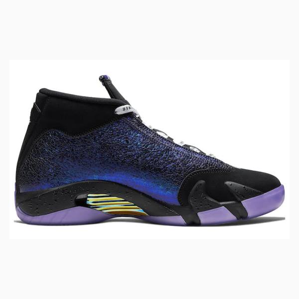 Nike Retro DB 'Doernbecher' 2019 Basketskor Air Jordan 14 Herr Svarta Lila | JD-256UF