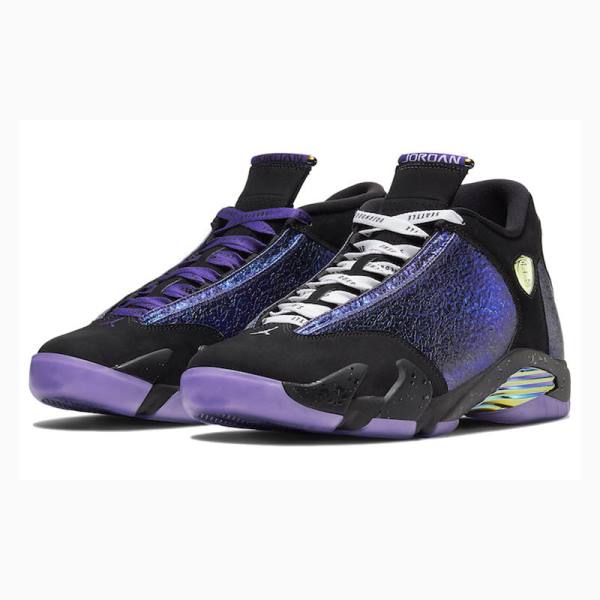 Nike Retro DB 'Doernbecher' 2019 Basketskor Air Jordan 14 Herr Svarta Lila | JD-256UF