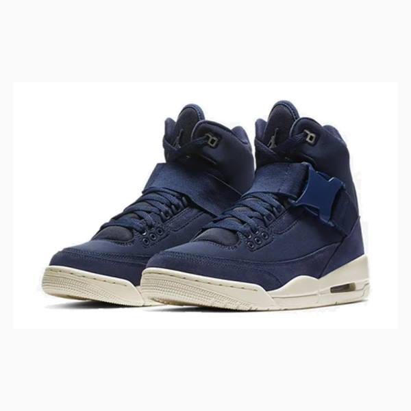 Nike Retro EXP XX Midnight Basketskor Air Jordan 3 Dam Marinblå | JD-109PL