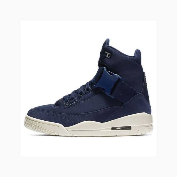 Nike Retro EXP XX Midnight Basketskor Air Jordan 3 Dam Marinblå | JD-109PL