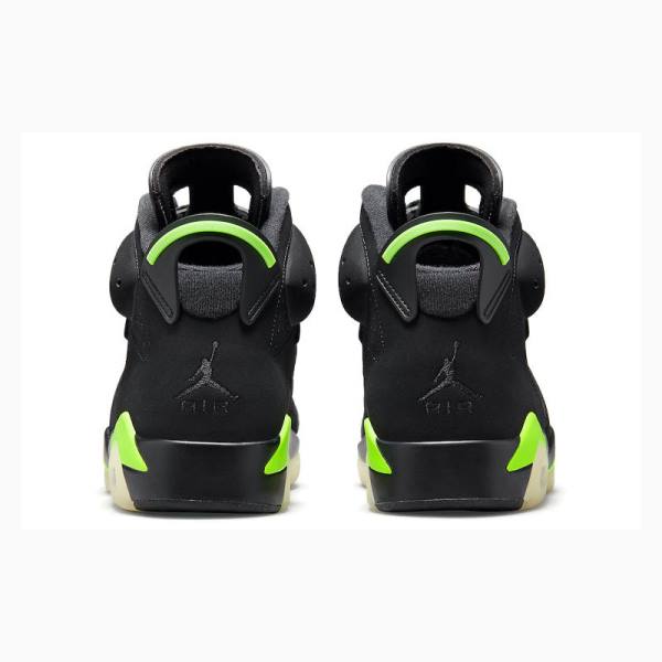 Nike Retro Electric Basketskor Air Jordan 6 Herr Svarta Gröna | JD-759KD