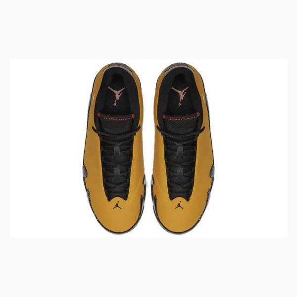 Nike Retro Ferrari Basketskor Air Jordan 14 Herr Guld Svarta | JD-351ZV