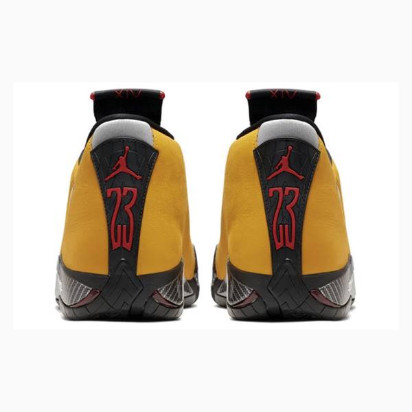 Nike Retro Ferrari Basketskor Air Jordan 14 Herr Guld Svarta | JD-351ZV