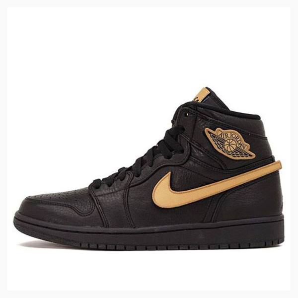 Nike Retro High BHM Basketskor Air Jordan 1 Herr Svarta Bruna | JD-763QH