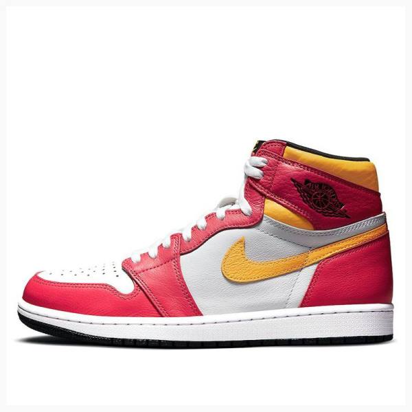 Nike Retro High OG Basketskor Air Jordan 1 Herr Röda Gula | JD-129SM