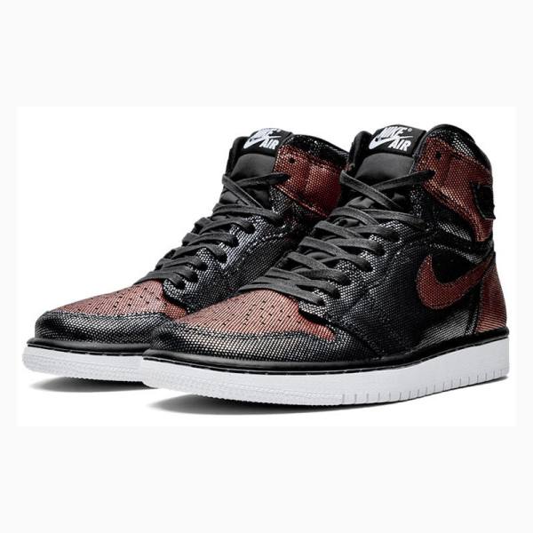 Nike Retro High OG Fearless Basketskor Air Jordan 1 Dam Svarta Röda | JD-357SW