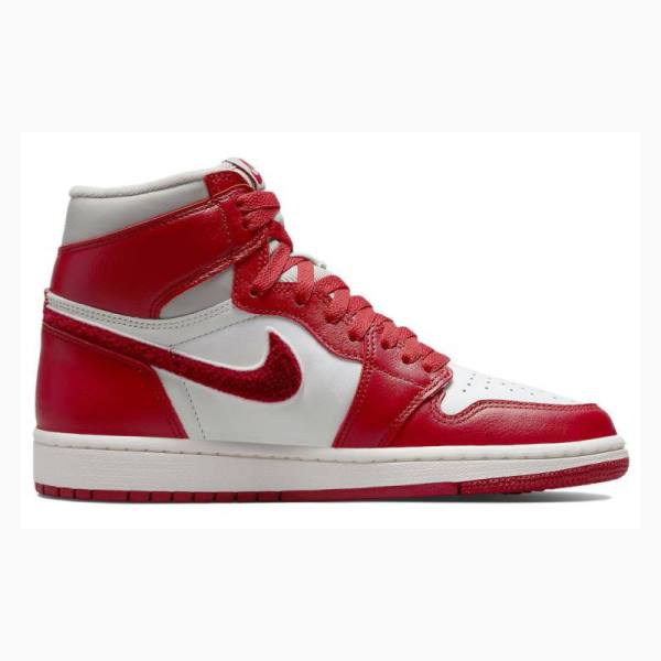 Nike Retro High OG Newstalgia Chenille Basketskor Air Jordan 1 Dam Röda | JD-892LQ