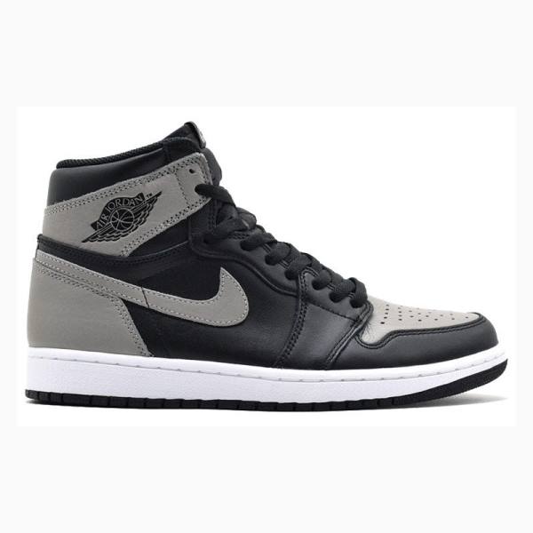 Nike Retro High OG Shadow Basketskor Air Jordan 1 Herr Grå Svarta | JD-391ET