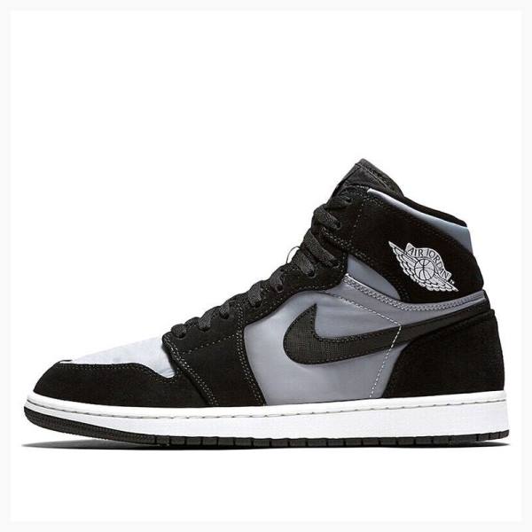 Nike Retro High PREM Basketskor Air Jordan 1 Herr Grå Svarta | JD-804BE